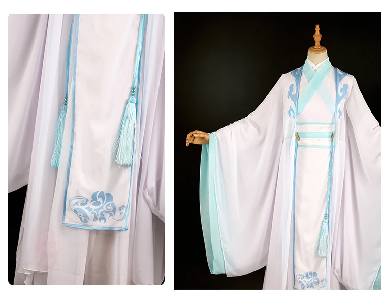 Lan Xichen Man Anime Grandmaster of Demonic Cultivation / Mo Dao Zu Shi Cosplay Costume Huan Chinese Ancient Costumes Cloth |
