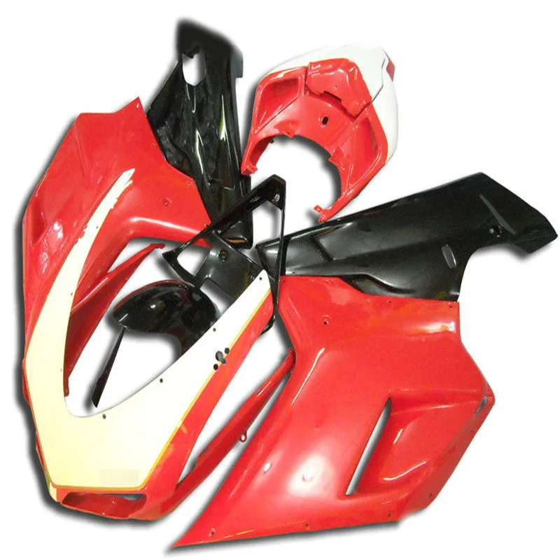 Инъекции Обтекатели кузова для DUCATI 848 1098 1198 08 09 10 11 12 ducati 2008 2009 2012 Обтекатель тела