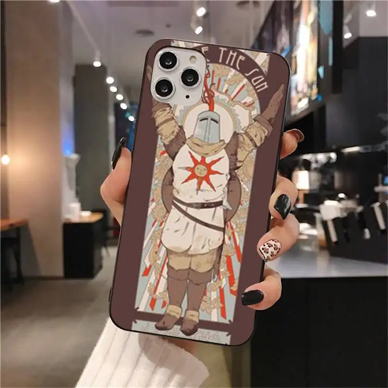 

Praise the Sun Dark Souls Bling Cute Phone Case for iPhone 11 pro XS MAX 8 7 6 6S Plus X 5S SE 2020 XR case