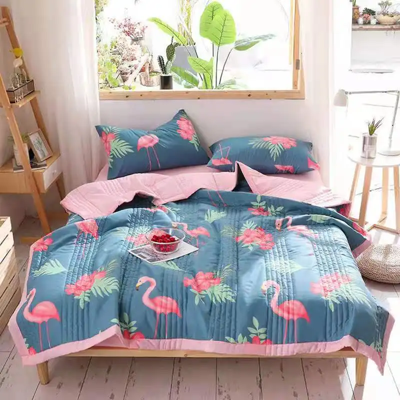 

Bedspread Plaid Patchwork Bed Covers Summer Cotton Air Conditioning Quilt Comforter Blanket Duvet Cover Kotatsu Throw Tapestry