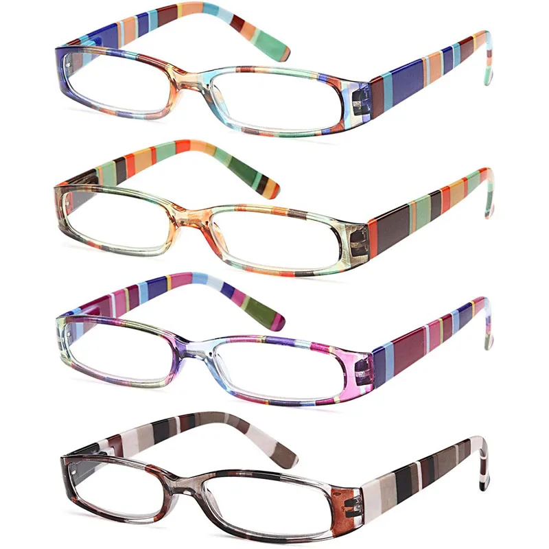 

Reading Glasses for Men and Women Spring Hinge Oval Frames Colorful Readers Quality Eyeglasses Presbyopic Glasses for Reading