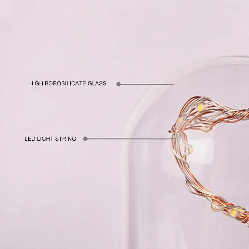 Горячая Bluetooth динамик желая стример бутылка украшение лампа друзья подарок на