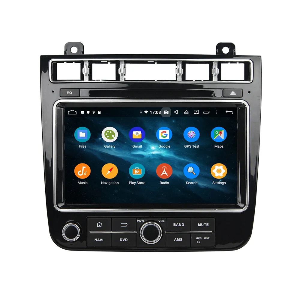 Android 9 0 автомобильный DVD плеер GPS навигация для Volkswagen TOUAREG 2010-2017 радиоприемник с