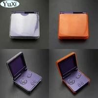 yuxi transparent crystal clear hard case shell cover protective for gameboy advance sp for gba sp game console