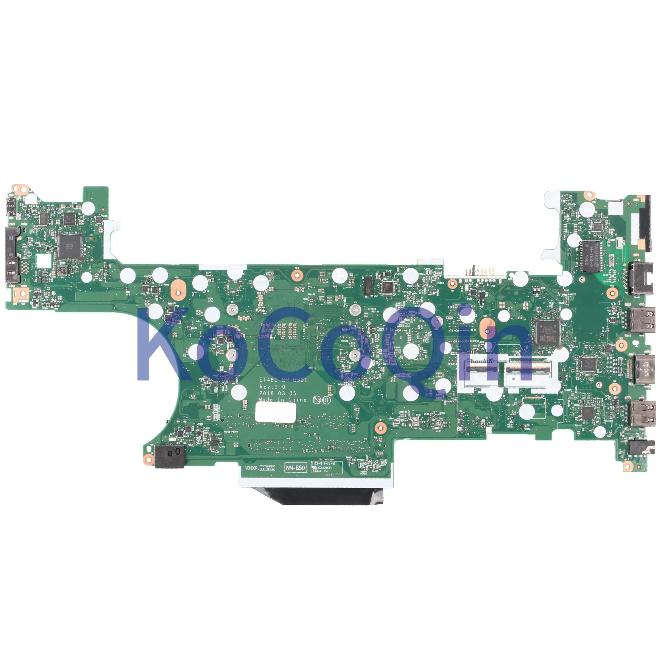 KoCoQin материнская плата для ноутбука LENOVO Thinkpad T480 Core SR3L9 I5-8350U 01YR336 01YU859 ET480 NM-B501