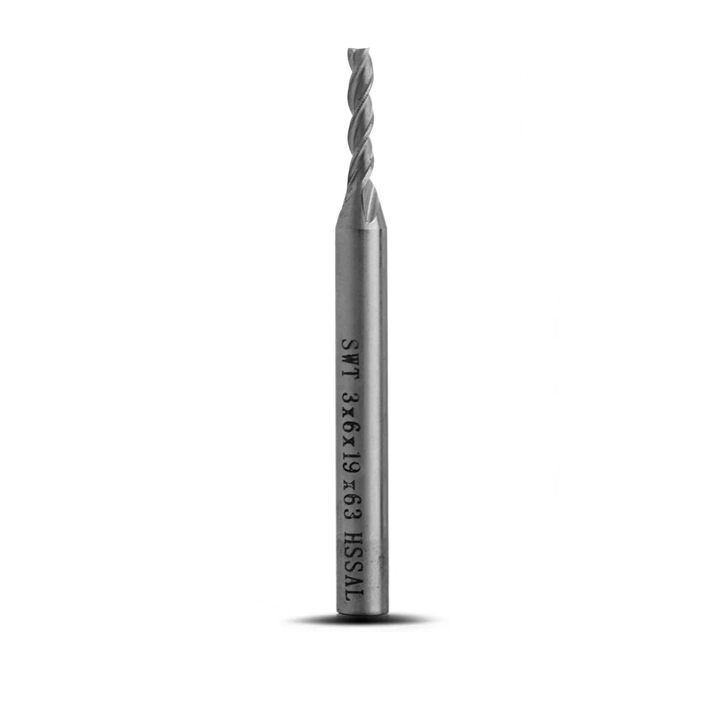 

Extra Long 4mm 3 Flute HSS & Aluminium End Mill Cutter CNC Bit Extended