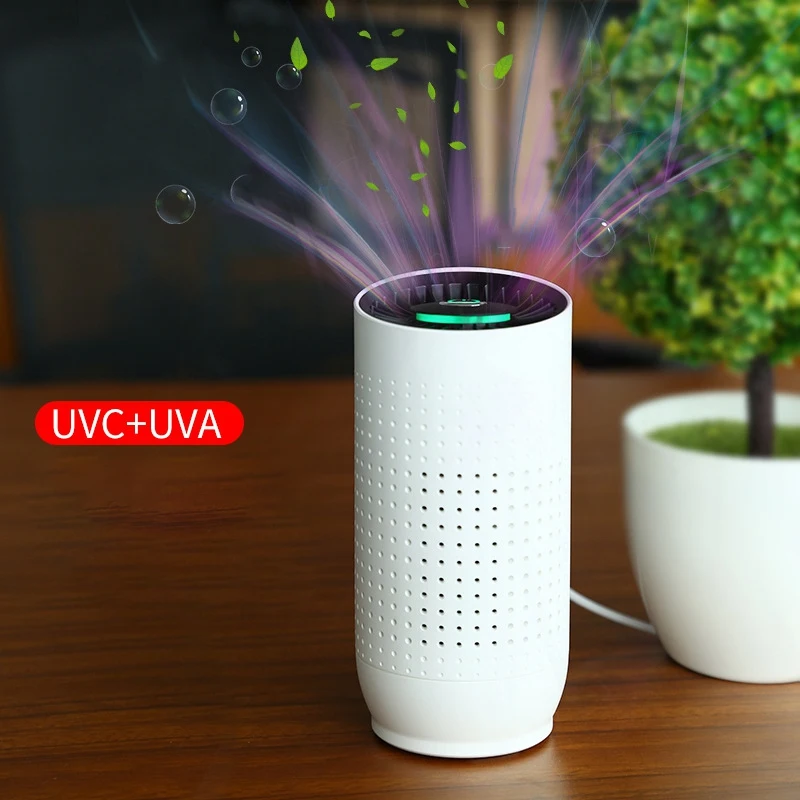 

Mini Car Air Purifier for Car Home Use Portable Smart Sensor Oxygen Bar USB Charging Auto Mist Air Freshener