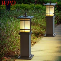 wpd outdoor retro lawn lamp lights classical waterproof home for villa garden decoration