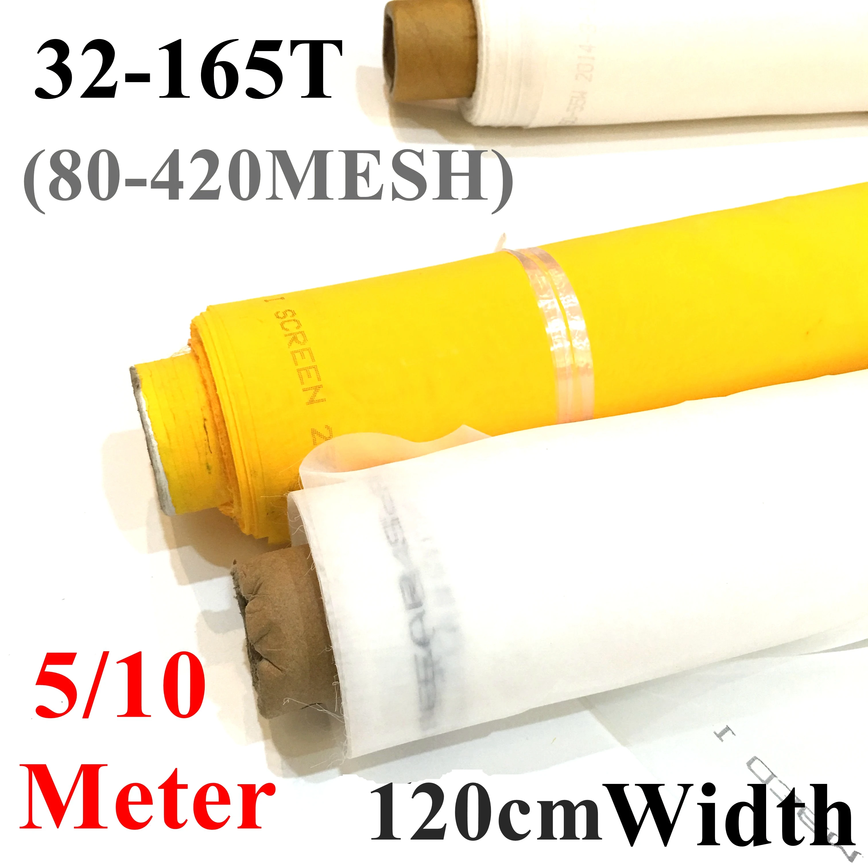 1 м 40-400 сетка 165 см Ширина 16 T/32 T/40 T/48 T/56 T/64 T/72 T/80 T/100 T/120 T/140 T t/160 T белый полиэстер Шелковый экран ажурная печатная ткань
