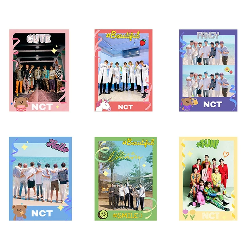 6/7 шт. поп НЗТ защищает Детские открытки малая карточка для вентиляторы