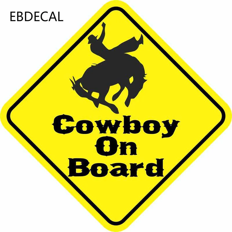 Наклейка ковбой на доске для Авто/бампер/окно/наклейка стену наклейки DIY Декор