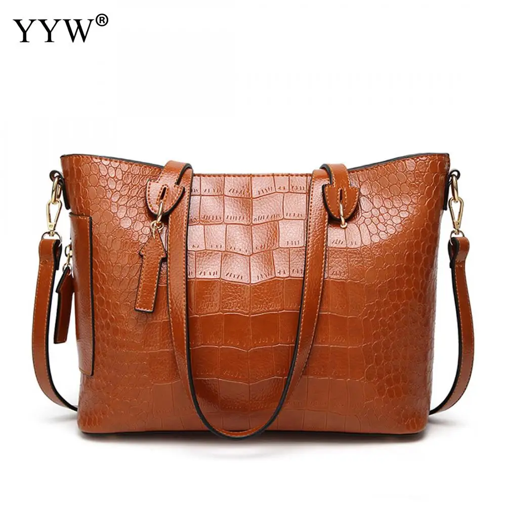 Женские сумки с крокодиловой текстурой винтажные через плечо женские