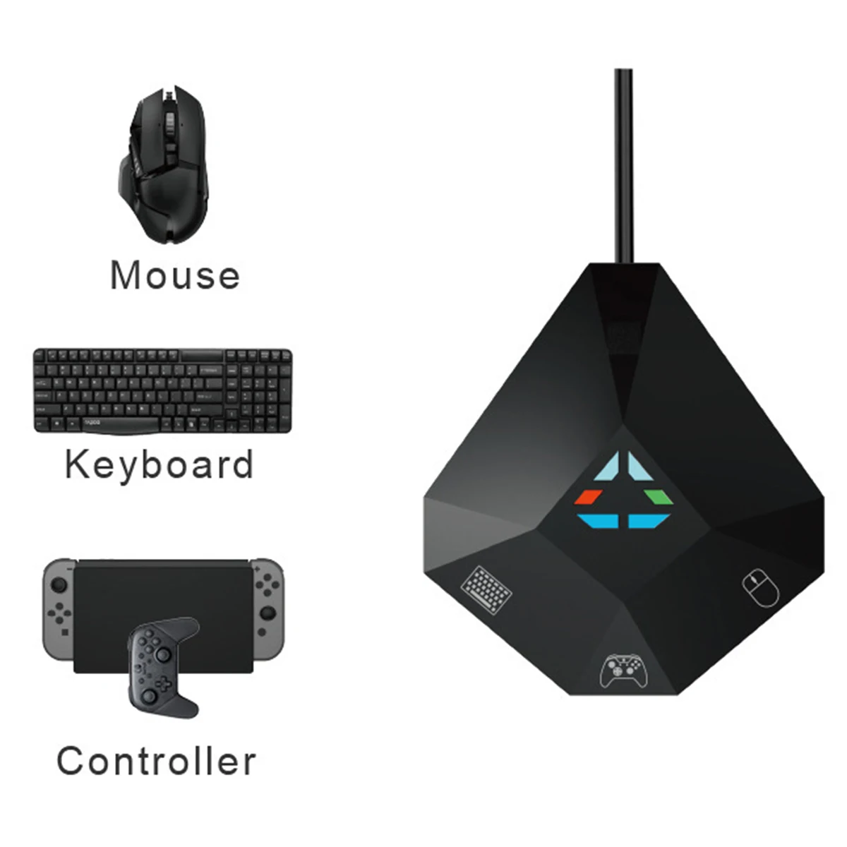 Конвертер для клавиатуры и мыши адаптер N Switch/PS3/PS4/Xbox One/Xbox 360 сильная