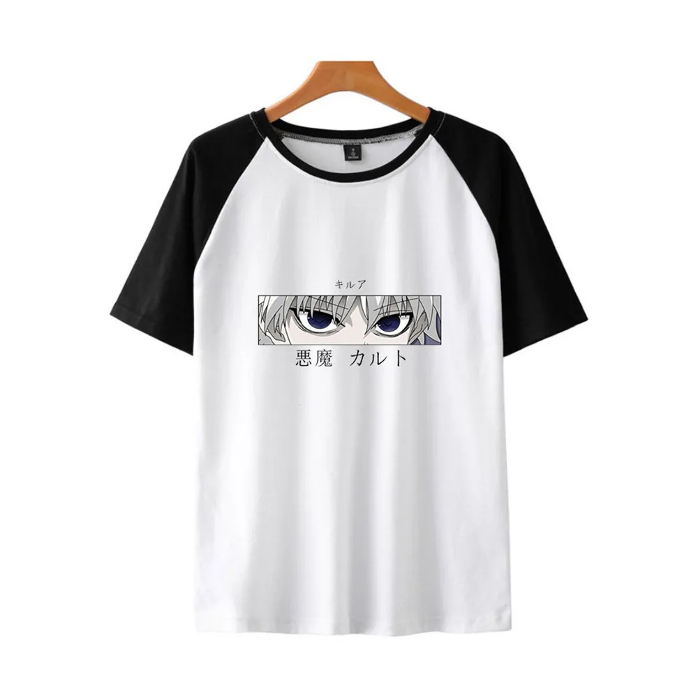 

Janpanese Anime Hunter X Hunter T Shirt Men Cotton Summer Graphic Tees Unisex Killua Zoldyck Gon Printed T-shirt Summer Tops