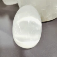 1pc natural stone mineral white stone paste egg shape home decor energy lift healing crystal