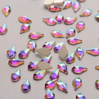 610mm fancy rhinestones maple leaves shape flatback crystal ab 30pcs 144pcs glass gems 3d nail art stone diy jewelry decoration