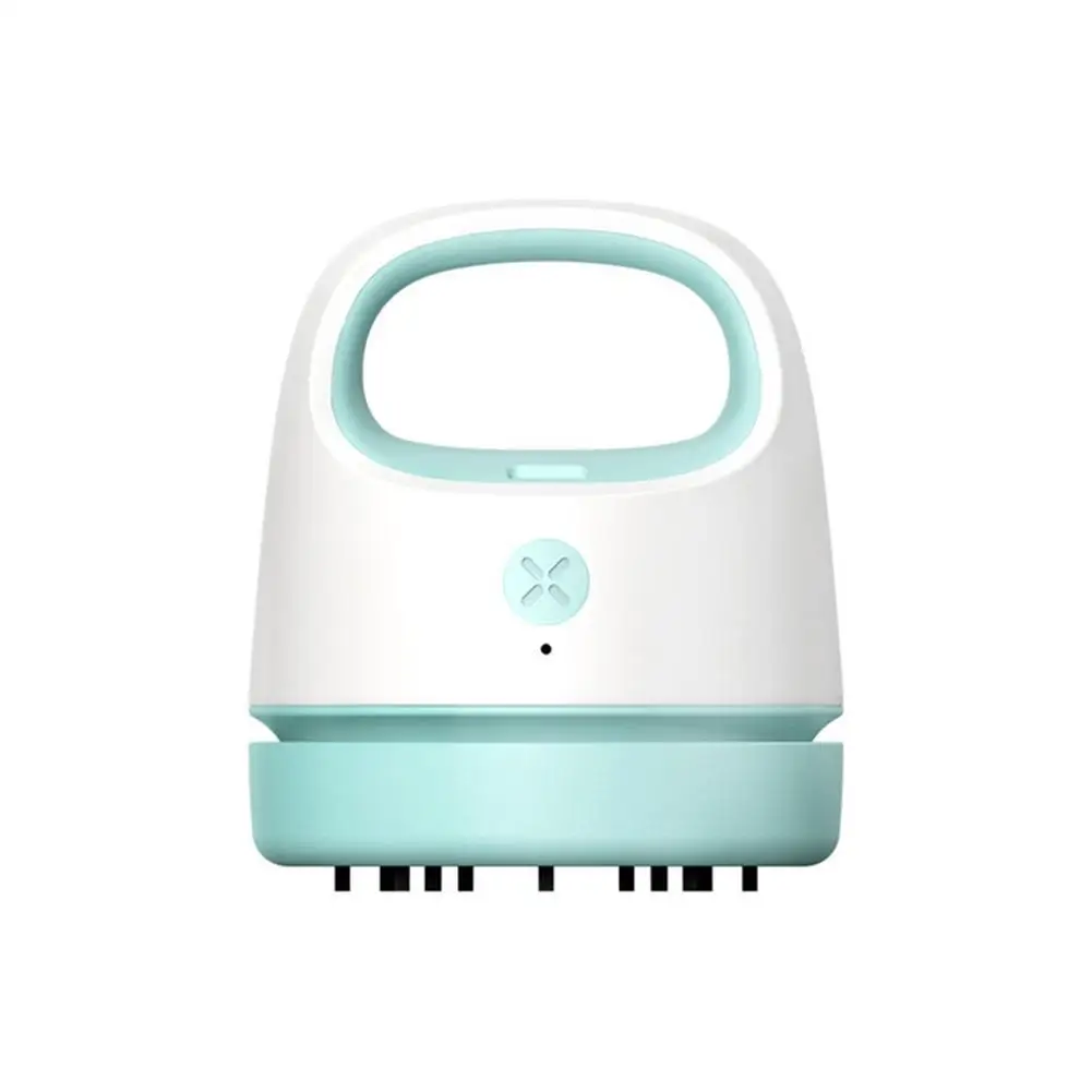

1pc Mini Vacuum Cleaner Portable USB Charging Two-speed Suction Nylon Brush Desktop Vacuum Cleaner Desktop Cleaning Tool