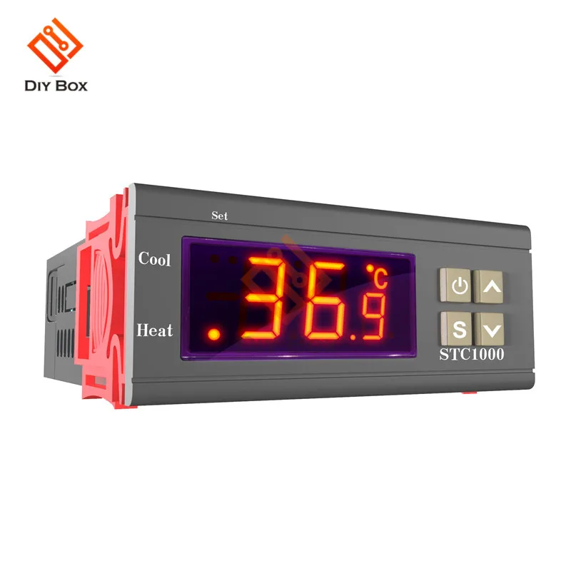 STC-1000 SHT2000 AC 110V 220V Цифровой термостат гигростат регулятор температуры влажности Регулятор терморегулятор гигрометр
