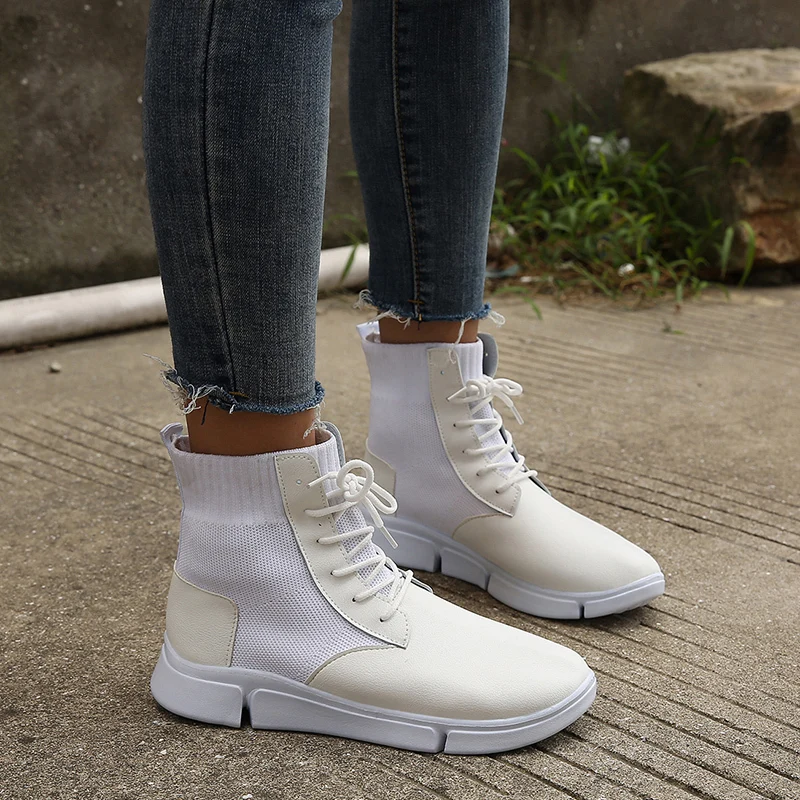 Fujin/женские кроссовки с бантом-бабочкой Женская Вулканизированная обувь Сезон