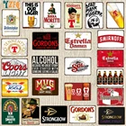 Металлические оловянные знаки для пива, металлическая винтажная настенная бара, домашнее искусство, Ретро Ремесло, декор для кинотеатра, 30x20 см