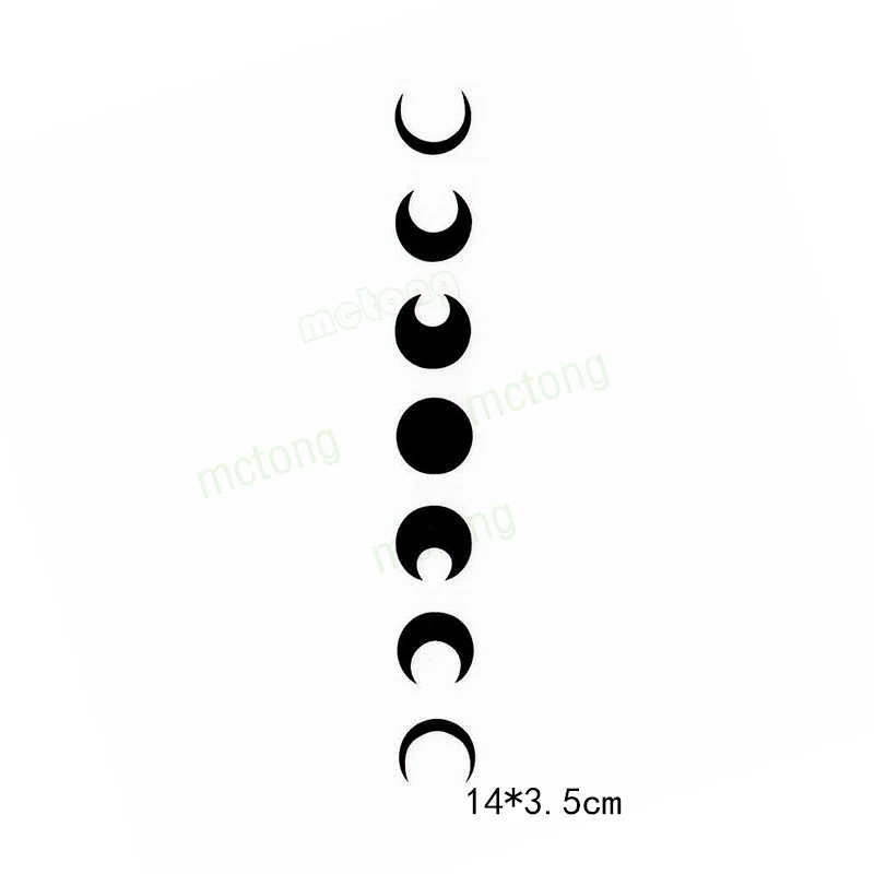 Водостойкая наклейка для тела черная музыкального фестиваля|Временные тату| |