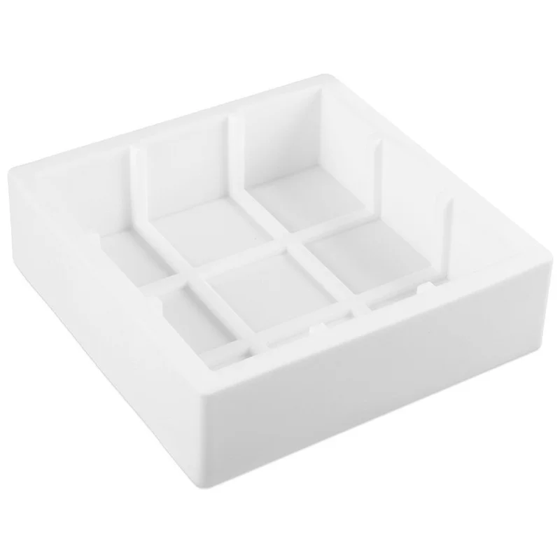 

9 квадратных десертов Tiramisu, белая выпечка и плитка, оптовая продажа