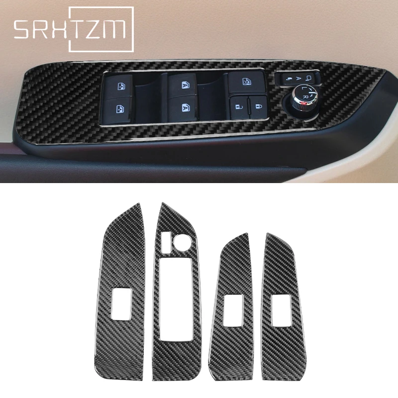 

Lhd Door Window Lift Switch Button Frame Cover Trim Fit For Toyota Highlander 2015 2016 2017 2018