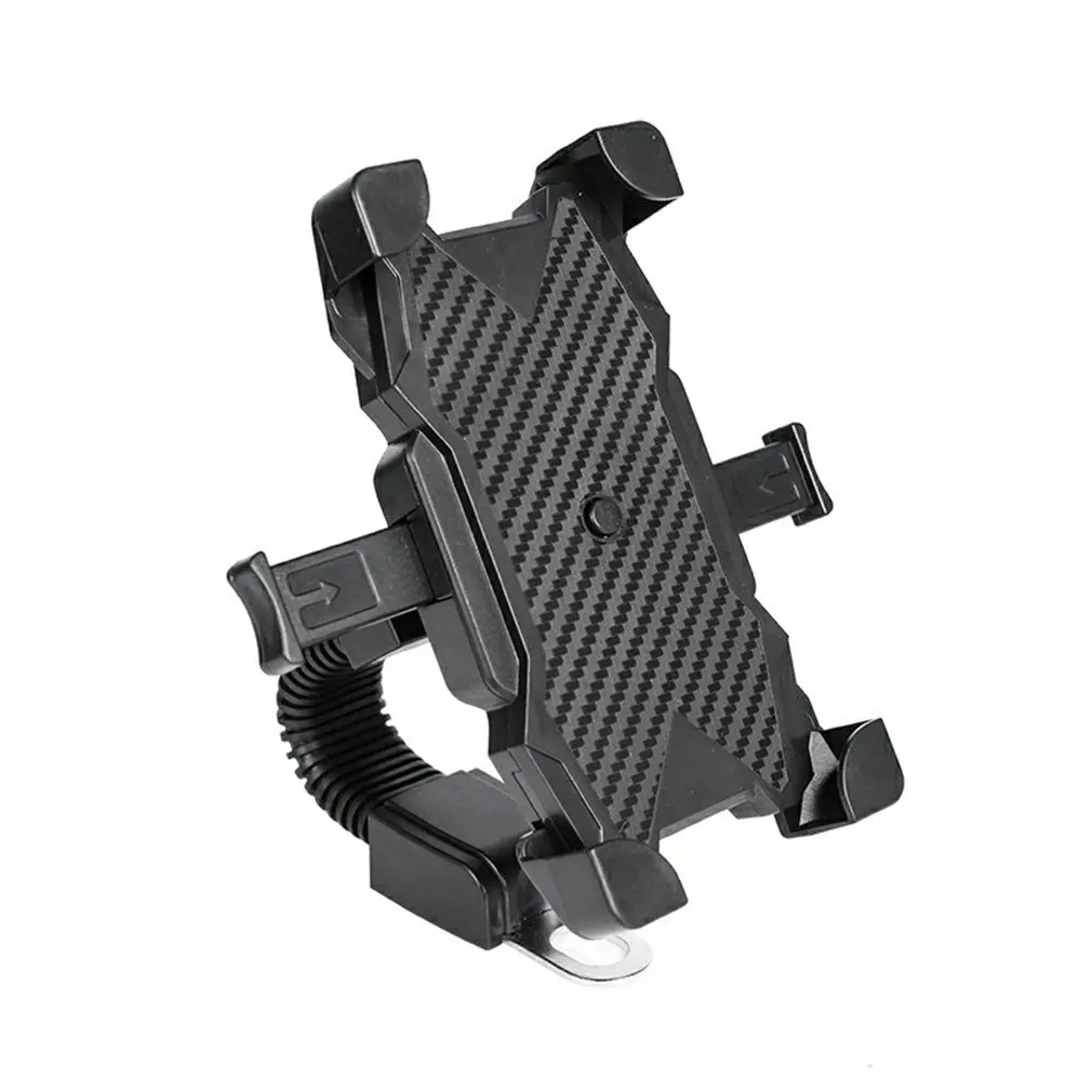 

Mobile Phone Bracket Automatic Locking Carbon Thousand Pattern Mobile Phone Bracket Firm Four Claw Blessing