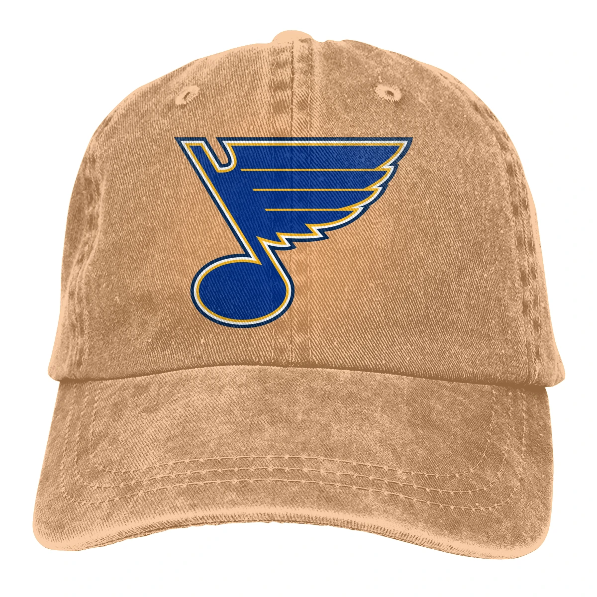 

Baseball Hats Print 3D Blues Logo Outdoor Leisure Washed Adjustable Hip Hop Hat Women Man Hats