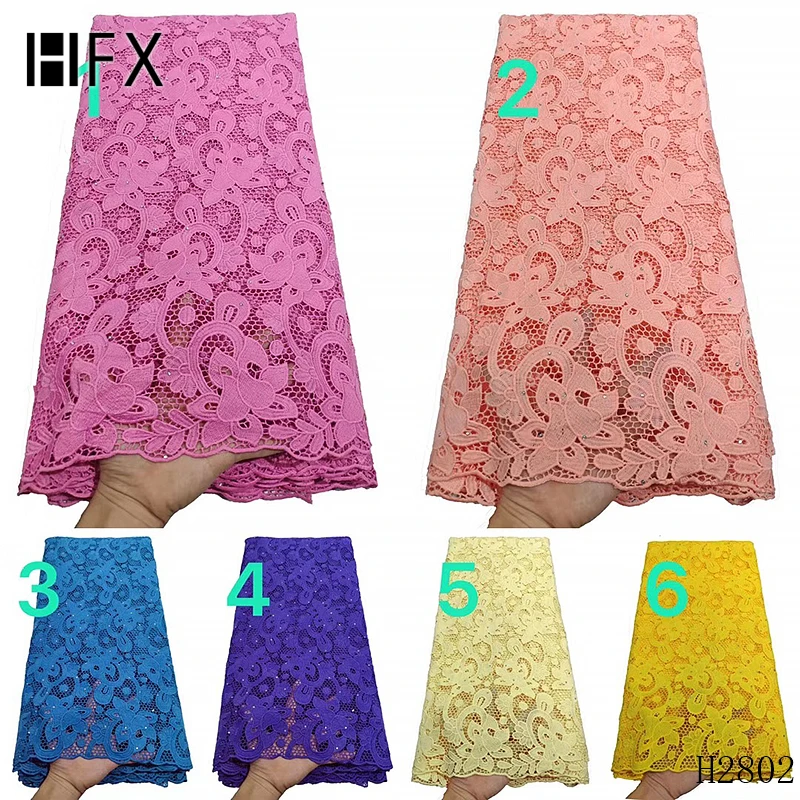 Tissu africain broderie coton нигерийский шнур кружевной ткани высокое качество Гипюр Вышивка Французская ткань кружево для вечернего платья