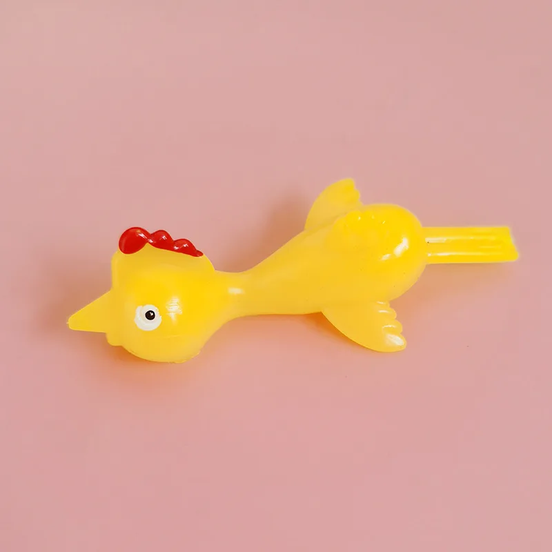 

10 PCS Finger Birds Fun Novelty Toys Gags & Practical Laugh Rubber Chicken Rubber Stretchy Flying Turkey Finger Birds Turkey St