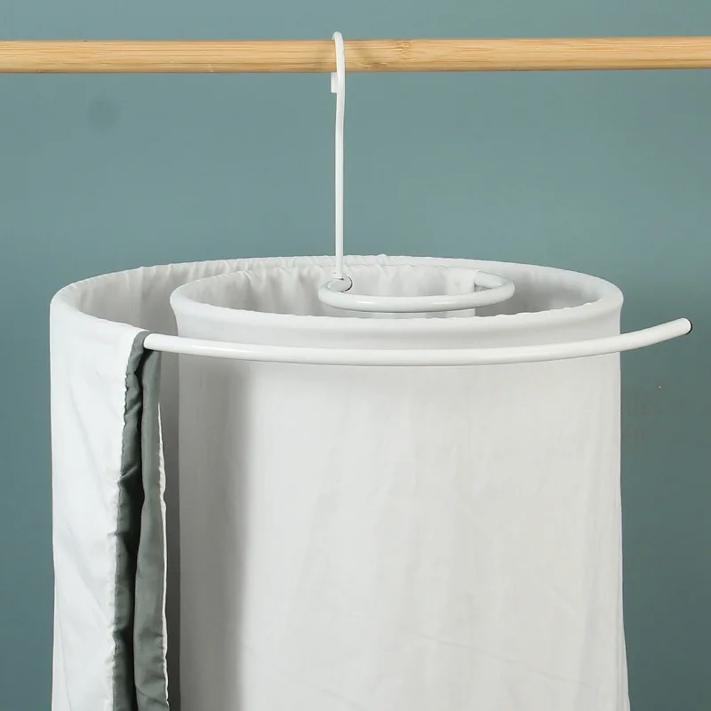 Новая сушилка вешалка в форме спирали вращающаяся для хранения одеял и подходит