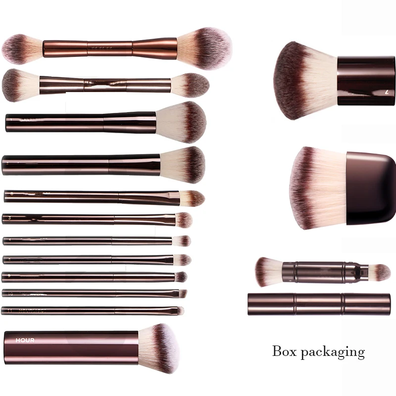 Профессиональных кистей для макияжа Румяна пудра Контур глаз тени бровей Кисть