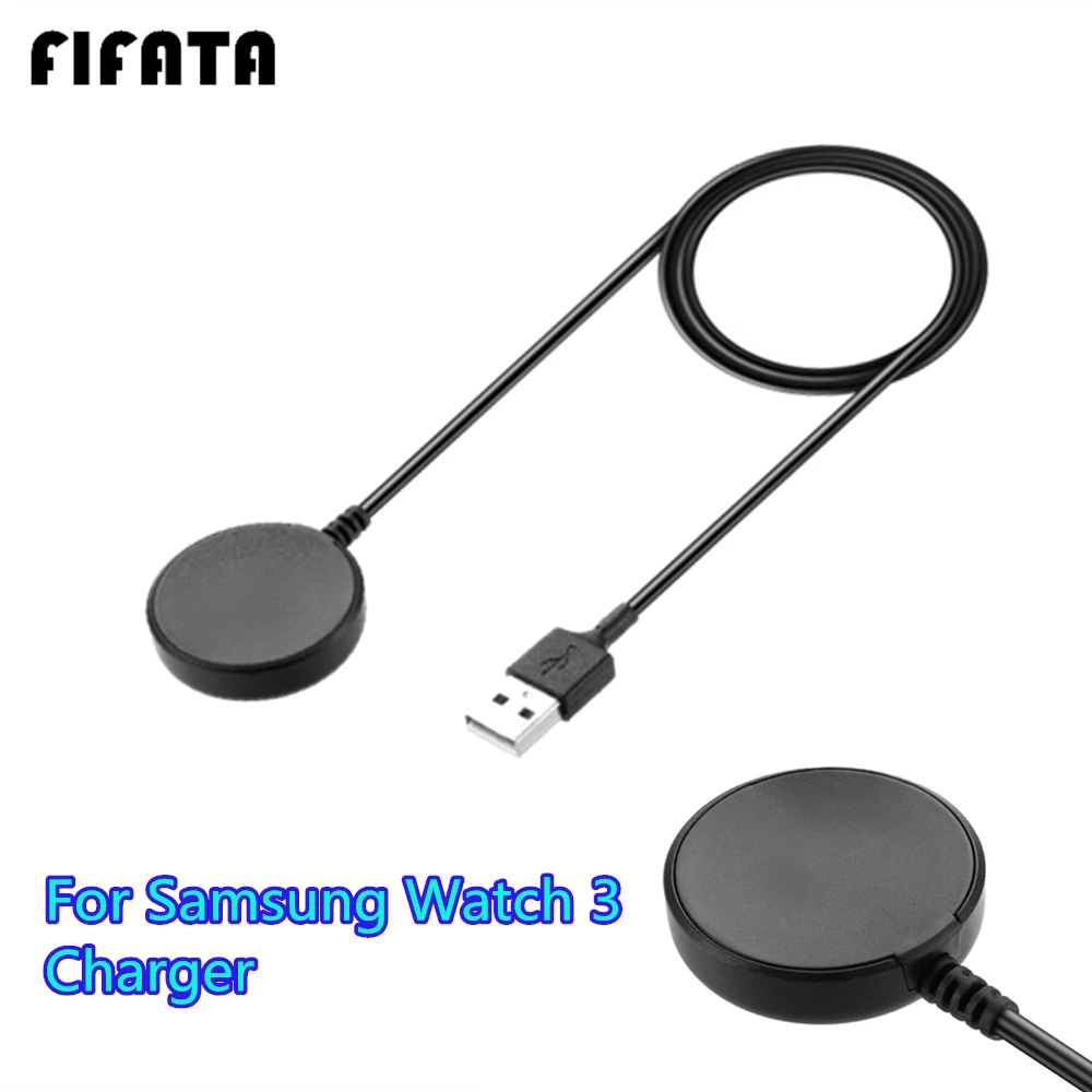 

Беспроводное зарядное устройство FIFATA для Samsung Galaxy Watch 3, 41 мм, 45 мм, для Samsung Galaxy Watch Active 2 1