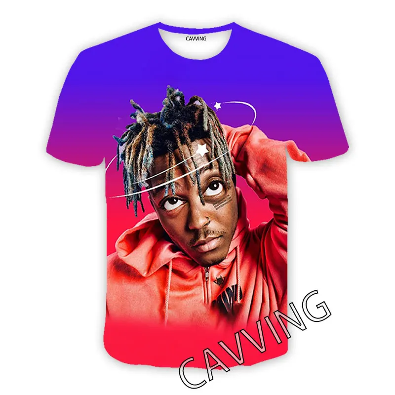 

New Fashion Women/Men's 3D Print Juice Wrld Casual T-shirts Hip Hop Tshirts Harajuku Styles Tops Clothing T02