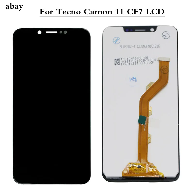 ЖК дисплей для Tecno Camon 11 pro CF7 CF8 сенсорный экран с цифровым преобразователем панель