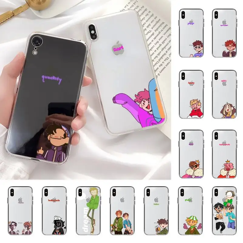 

Dream Smp Phone Case for iPhone 13 11 12 pro XS MAX 8 7 6 6S Plus X 5S SE 2020 XR cover
