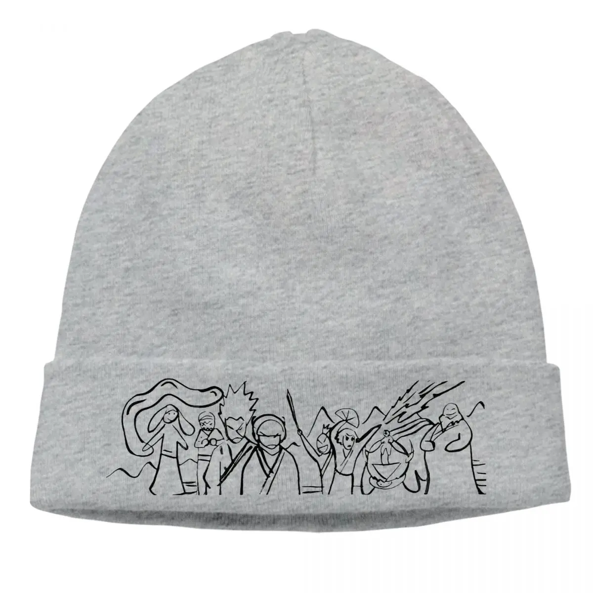

Bonnet Avatar The Last Airbender Cycling Knit Hat Sokka's Drawing Winter Warm Street Skullies Beanies Caps