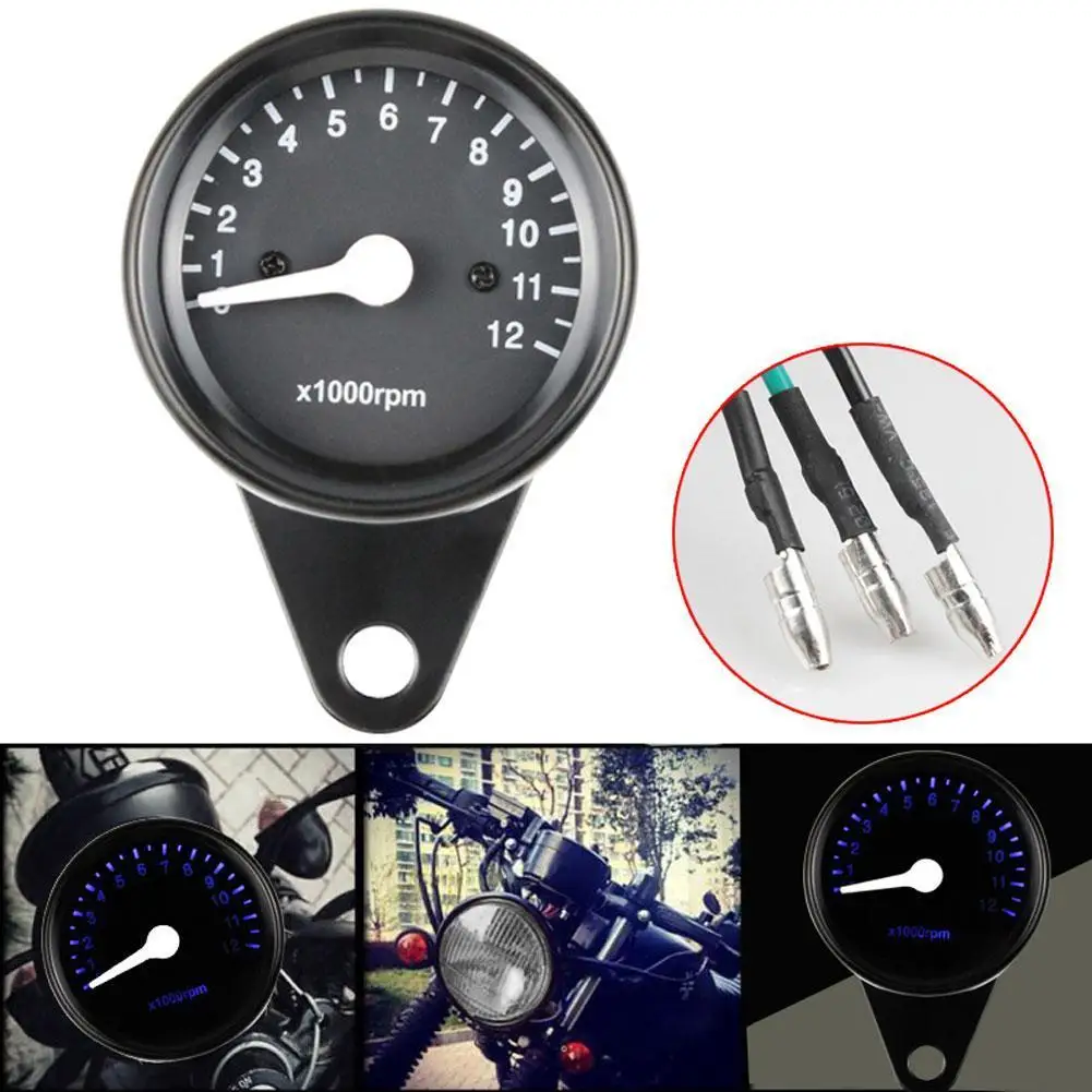 

Универсальный мотоциклетный счетчик 12 В, спидометр, одометр, аксессуары для мотоциклов