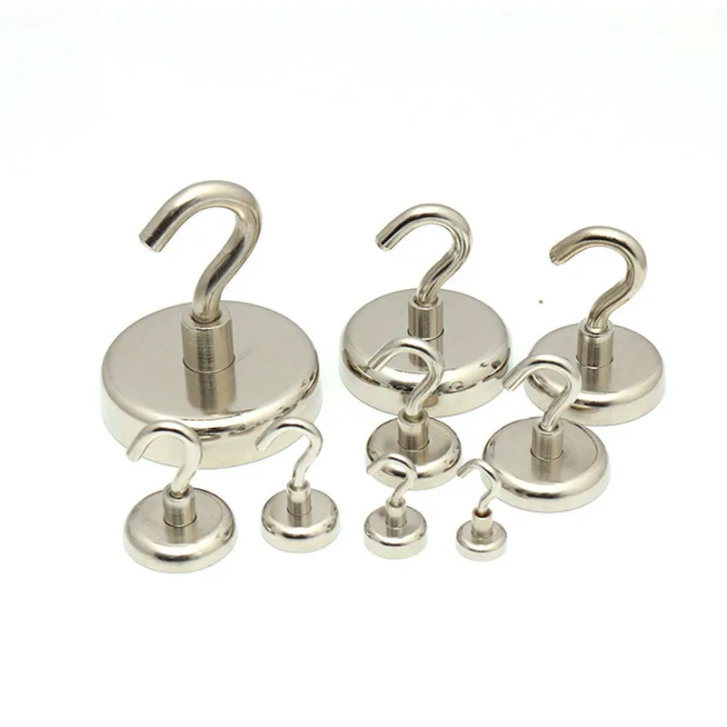 7 Size Magnet Neodymium Hooks Refrigerator Cruise Ship Accessories Superfor Hanging Door Home Office Magnetic Key Holder Hanger | Дом и сад