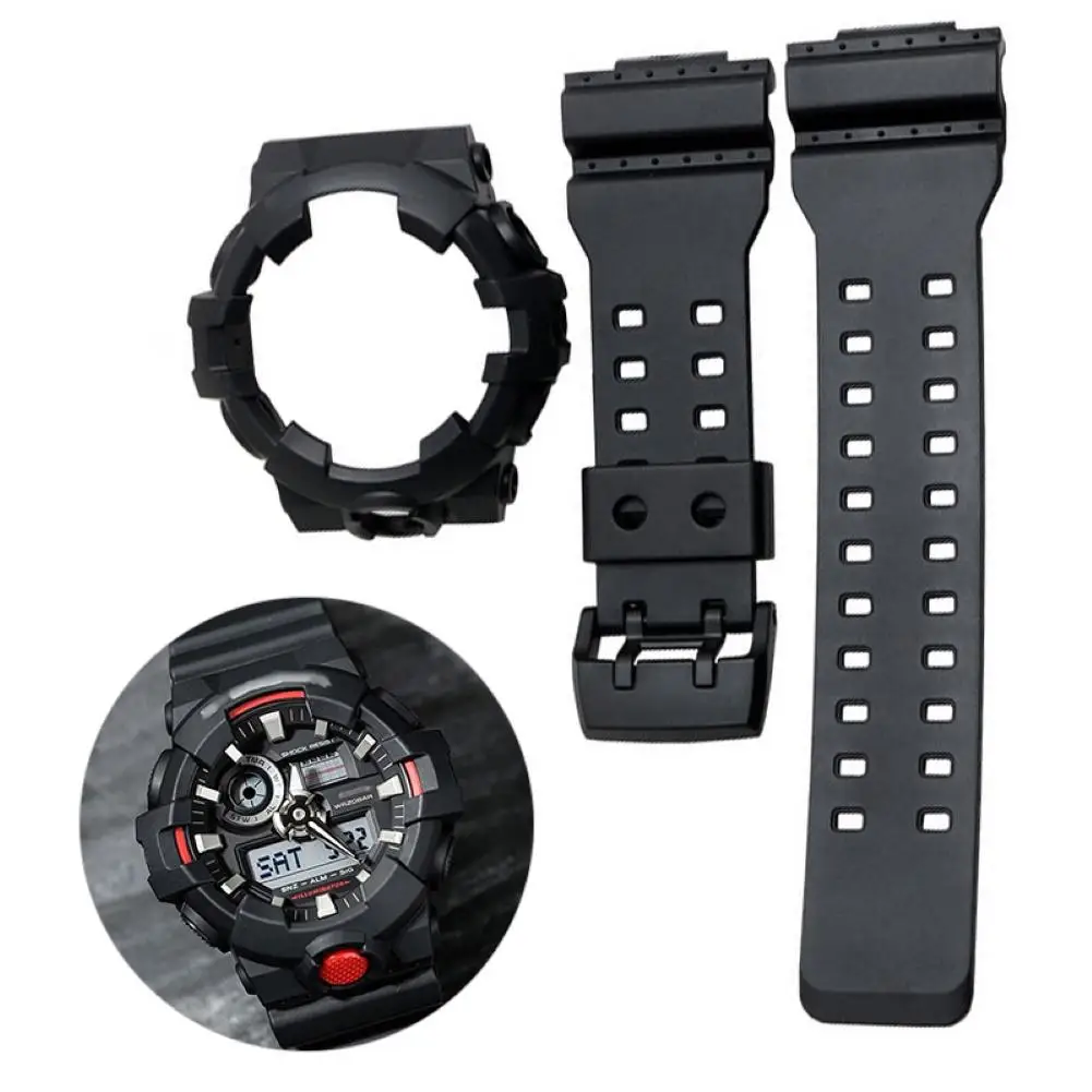Сменный спортивный ремешок для часов защитный чехол Caiso GA-700 G-SHOCK | Электроника