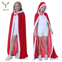 waylike christmas cloak adult children holiday party stage performance cosplay role playing clothes costume