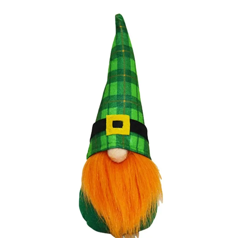 

Hot sale Doll 2021 Green Clover Faceless Doll Decoration Decoration St. Patrick's Day