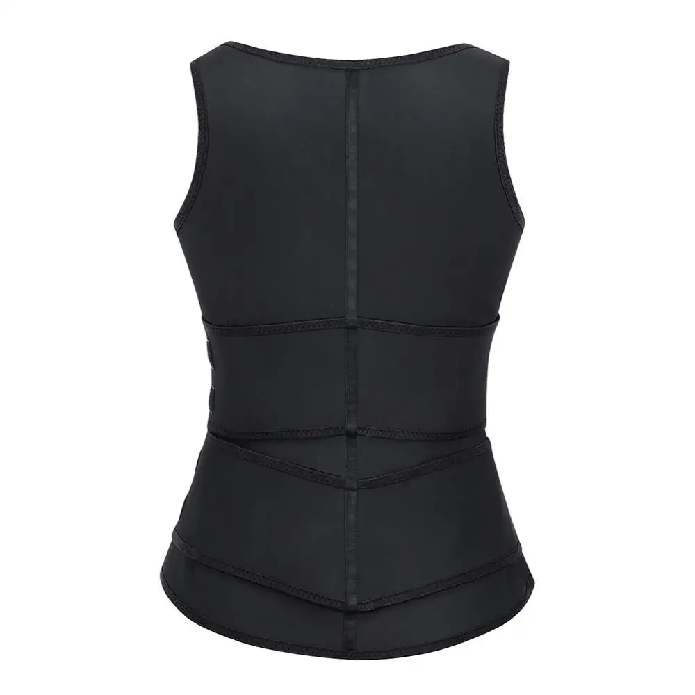 

Wholesale Plus Size Private Label Latex Double Belt Sticker Vest Body Shaper For Women