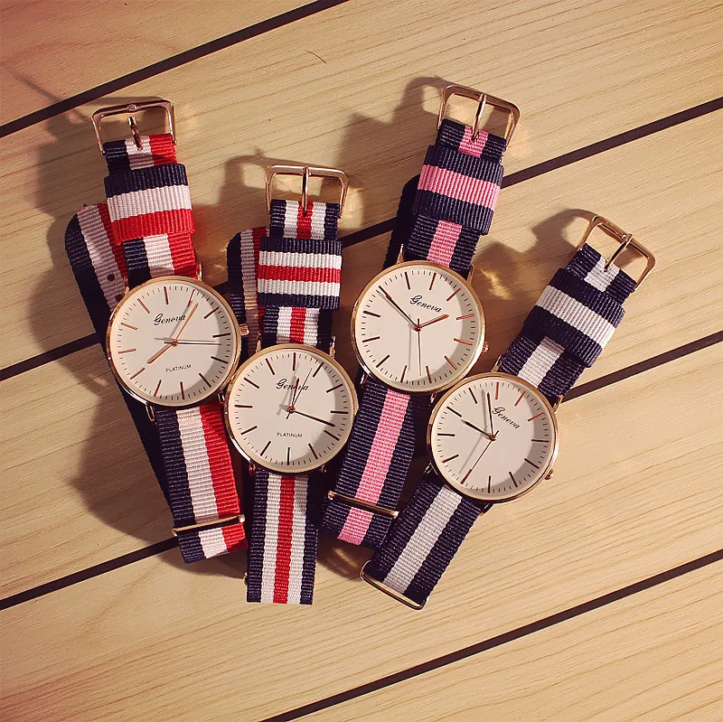 Montre homme, модные мужские часы, большой циферблат, цветной нейлоновый ремешок, кварцевые часы, мужские повседневные часы, мужские, Relogio Masculino# reloj