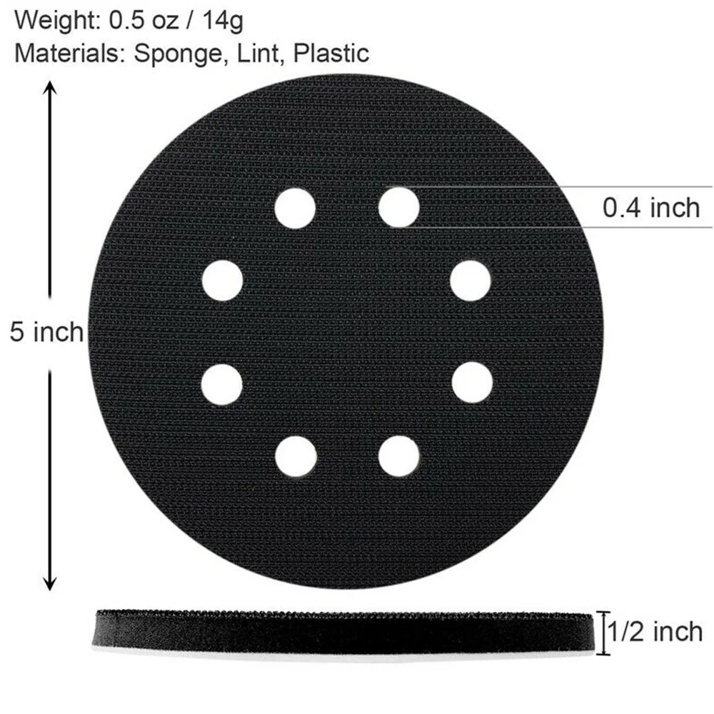 

8-Hole Soft Sponge Interface Pad for Sanding Pads And Hook And Loop Sanding Disc With High Quality
