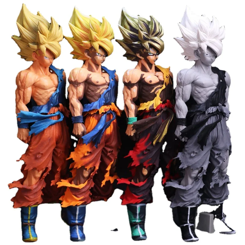 

33CM MSP Son Goku Vegeta IV Son Gohan Dragon Ball Pvc Collection Model Speelgoed Anime Figuur Speelgoed Voor Kinderen