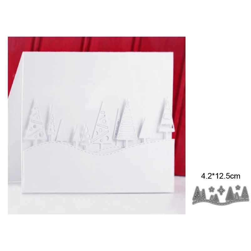 

2021 New Christmas Tree Metal Cutting Scrapbook Mold Making Greeting Card Craft DIY Art Paper Cutting