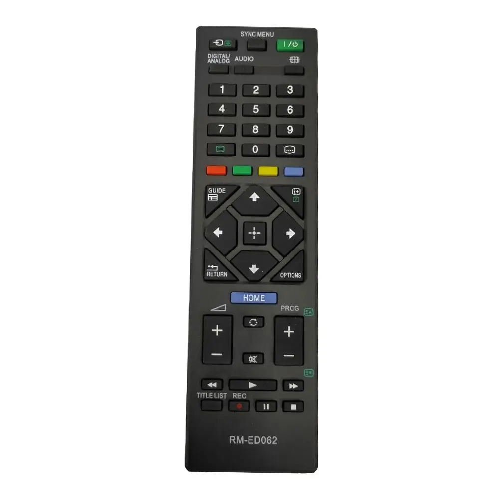 rm ed062 new remote control for sony rm ed062 lcd tv kdl 32r433b kdl 32r503c kdl 32rd303 kdl 32rd433 kdl 32re303 kdl 32wd603 free global shipping