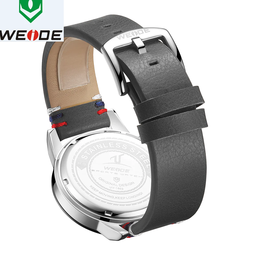 WEIDE Роскошные мужские часы европейские кожаные мужские часы высококачественные водонепроницаемые мужские часы Relogio Masculino спортивные цифровые часы с цифрами и датой